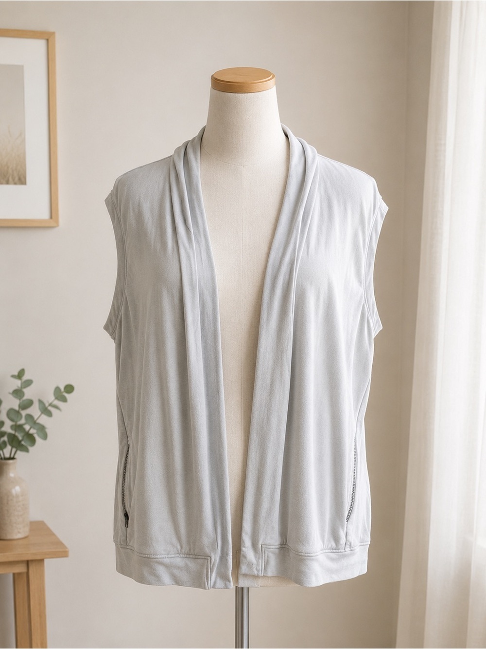 All Saints Vest Size 6 Cardigan Open